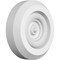 Ekena Millwork Standard Grayson Bullseye Rosette with Beveled Edge, 3"W x 3"H x 3/4"P ROSP030X030X075GRY03 - alternate 1